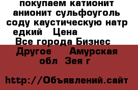 покупаем катионит анионит сульфоуголь соду каустическую натр едкий › Цена ­ 150 000 - Все города Бизнес » Другое   . Амурская обл.,Зея г.